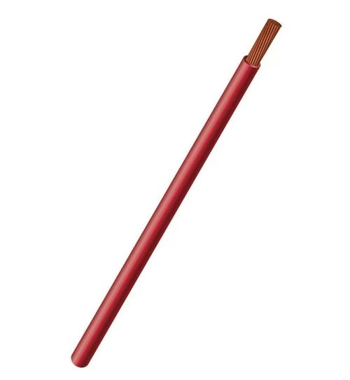Cable Alambre Libre De Halogenos 4 Mm Rojo X Metro
