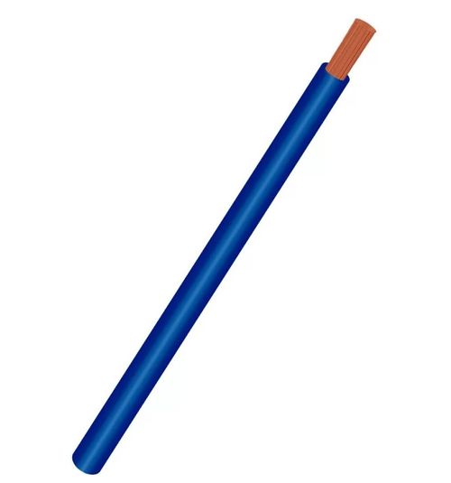 Cable Alambre Libre De Halogenos 4 Mm Azul X Metro