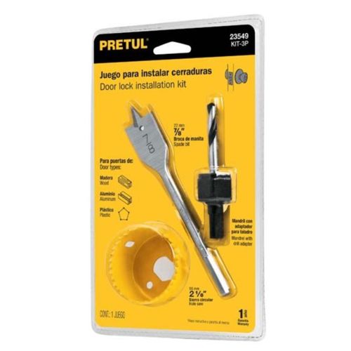 Set Sierra Copa 3 Piezas Pretul Kit-3P