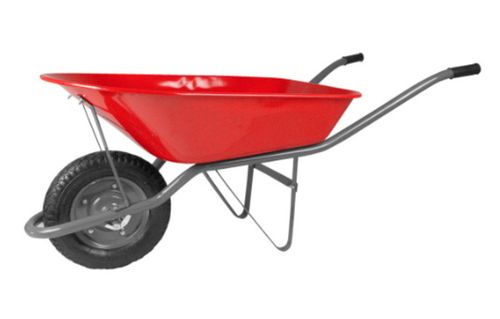 Carretilla Acero 60 Litros Roja 350x8 Lioi