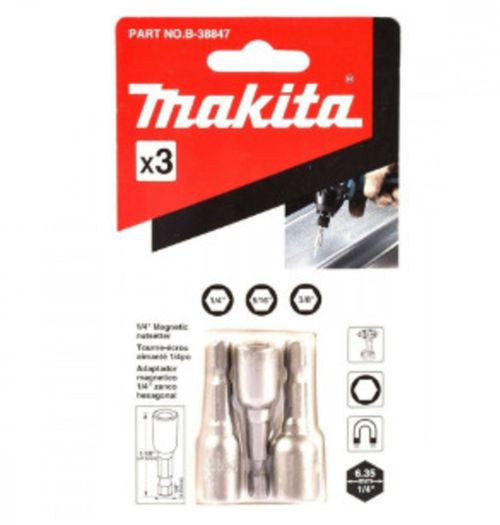 Set 3Pcs Adaptadores Magnéticos B-38847 Makita