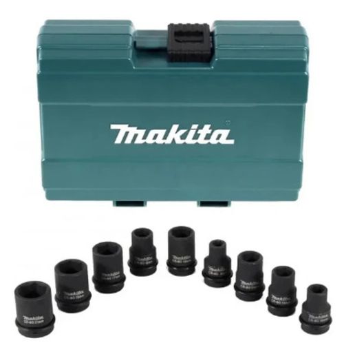 Juego De Dados De Impacto 1/2" 9 Piezas Makita B-66232