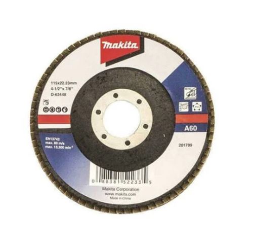 Disco Lija Flap P P/Acero Y Madera 115Mm #60 Makita