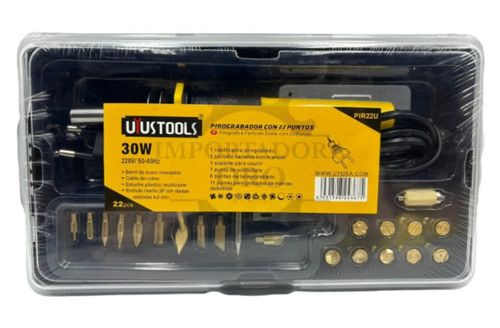 Pirograbador 22 Puntas 30W 220V Pir22U