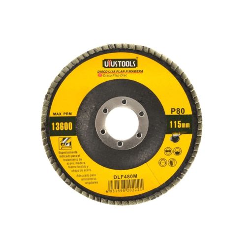 Disco Lija 115Mm #80 Uyustools