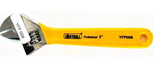 Llave Francesa 8" Mango Plástico Ypf008 Ferrawyy Uyustools