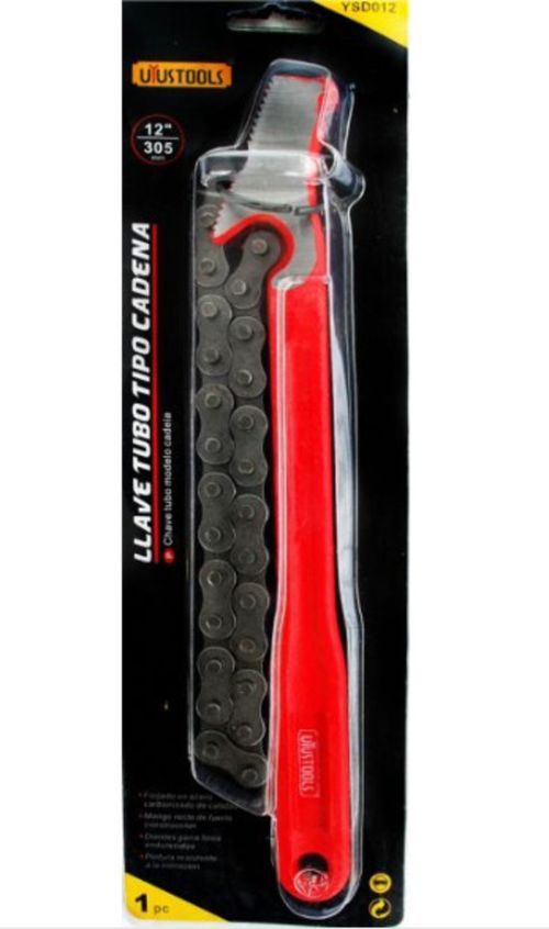 Llave Para Tubo Tipo Cadena Saca Filtro 12 Pulgada Uyustools