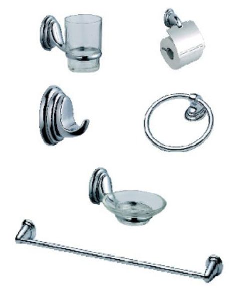 Kit Accesorios De Pared Colomba Con Cubre Rollo Taumm