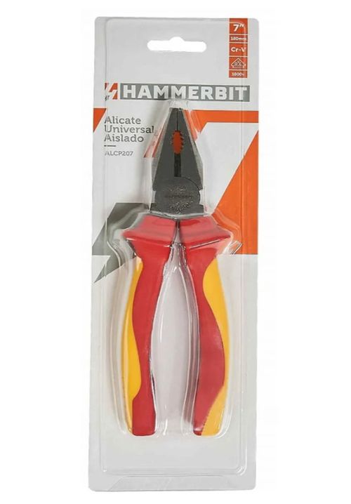 Alicate Cortante Aislado 7" Hammerbit
