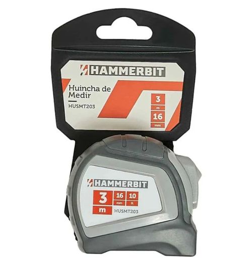 Huincha De Medir 3Mt 16Mm Hammerbit