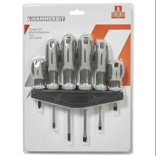 Set Atornillador 6Pcs Sl5 Sl6 Ph1 Ph2 Hammerbit