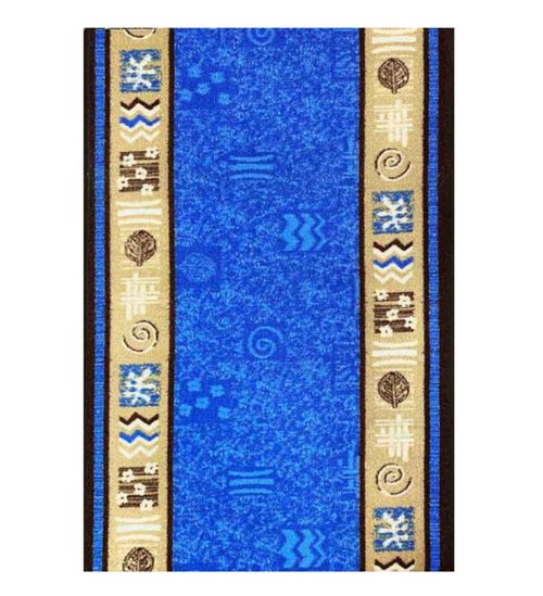Alfombra Pasillo Ankara Blue 0,67Mt X 1Mt Etersol