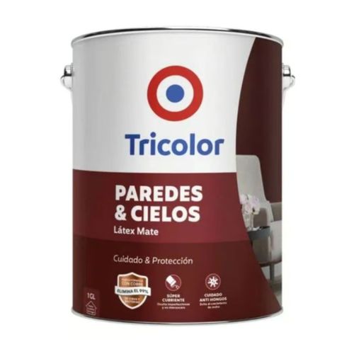 Látex Paredes y Cielos Blanco Perfecto 1 Gl Tricolor