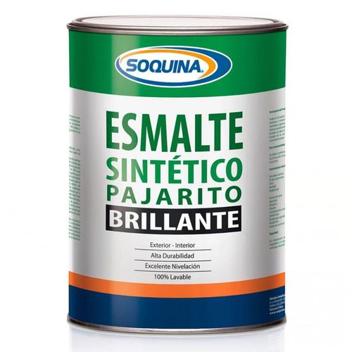 Esmalte Sintético Pajarito Blanco 1 Lt Soquina