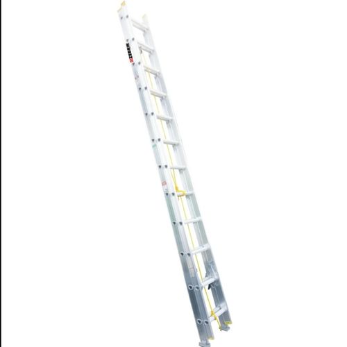 Escala Telescopica Aluminio 24 Peldaños Altura 6.40Mt Resistencia 102Kg