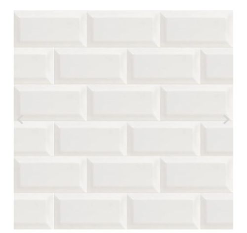 Ceramica Muro Ice Retro White Brillante 7.5X15 Cm Caja