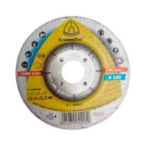 Disco Desbaste A100 4 1/2" X 1/4" X 7/8" Klingspor