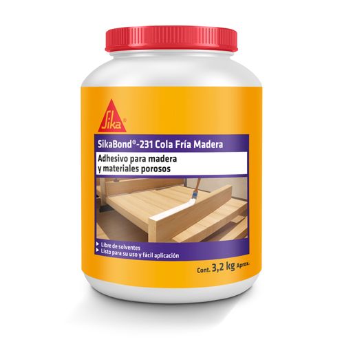 Cola Fría Madera 3,2 Kg Sikabond 231 Sika