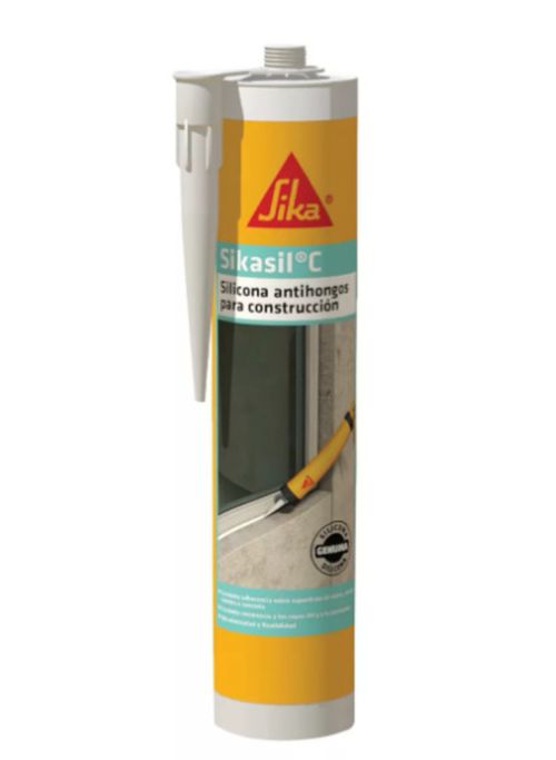 Sellador De Silicona Acética 280 Ml Sikasil Ac Transparente Sika
