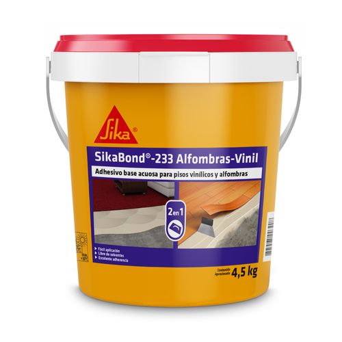 Adhesivo Alfombra Y Vinilo Sikabond 233 Balde 4,5 Kg