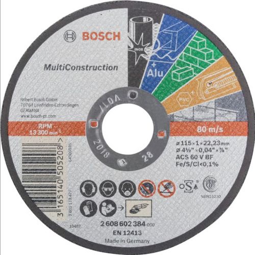 Disco De Corte Multimaterial 4 1/2"