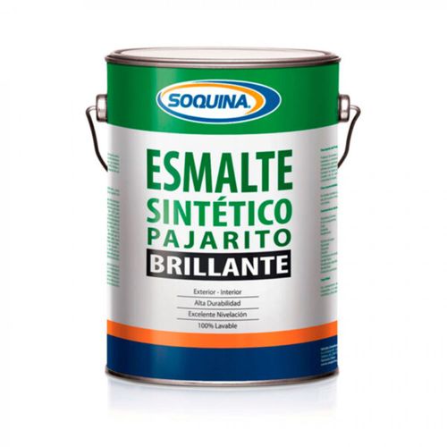 Esmalte Sintético Pajarito Blanco 1 Gl Soquina
