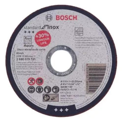 Disco Corte Metal 4 1/2 X 1Mm Bosch
