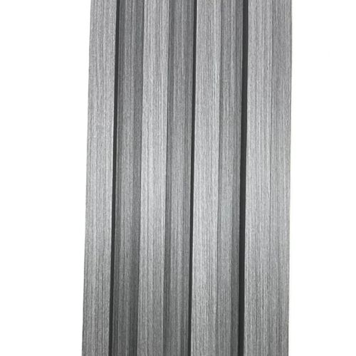 Panel Wpc Wood Panel Gris 290 X 16 X 2.4 Cm
