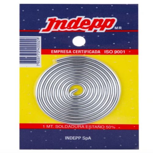 Soldadura Estaño 50% 1Mt Indepp