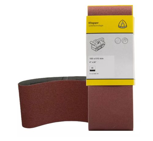 Lija Banda Madera Metal 4X24" G120 3Pzas