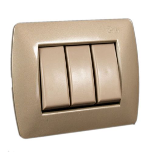 Interruptor 9/32 250V 16A Titaneo Beige Linea Grand Mec