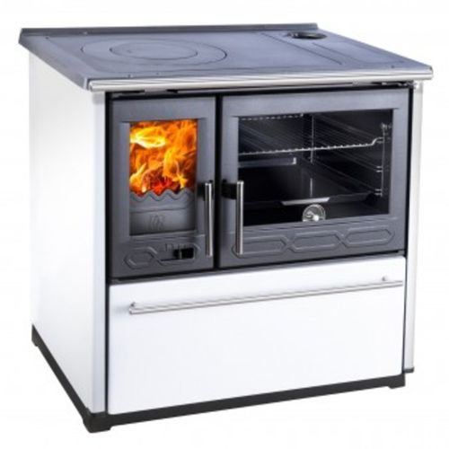 Cocina a Leña Altima Blanca Amesti