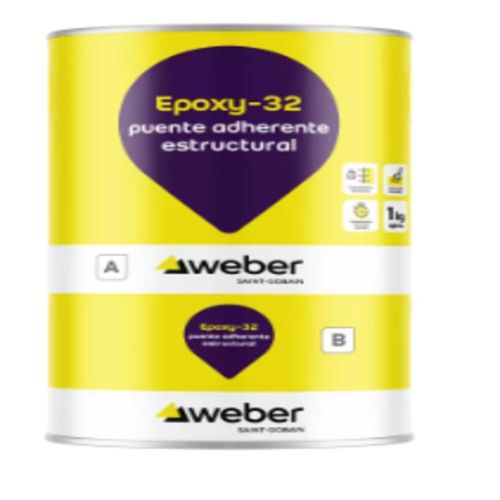 Adhesivo Epoxi-32 Puente Adherente 1 Kg Weber