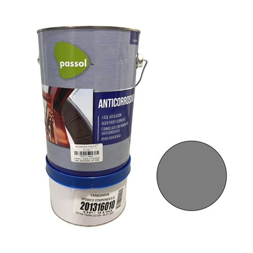 Kit Anticorrosivo Epóxico Gris 1 Gl Passol