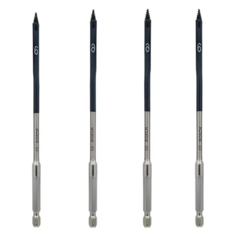 Pack 4 Brocas Paleta Madera 6 X152 Mm Bosch