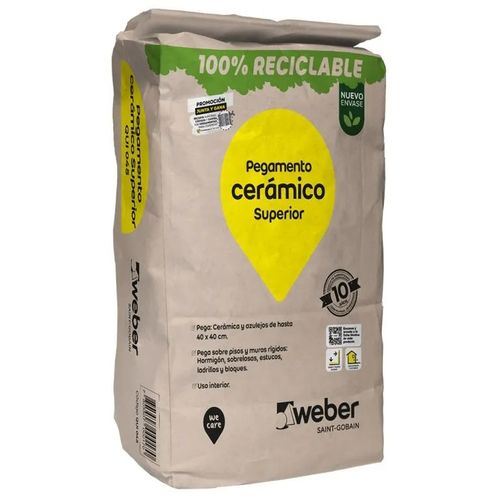 Adhesivo Ceramico Polvo 25Kg Weber