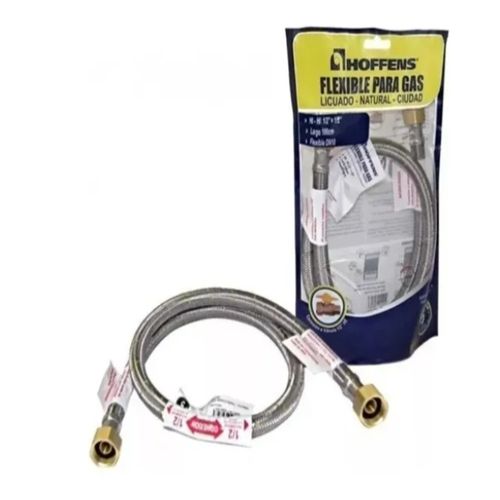 2 Flexibles Gas Hi-hi 1/2 X 1/2 1mt Hoffens