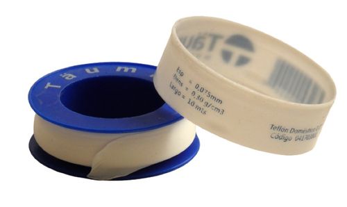 Teflon Domestico 1/2" 10 Mt Taumm