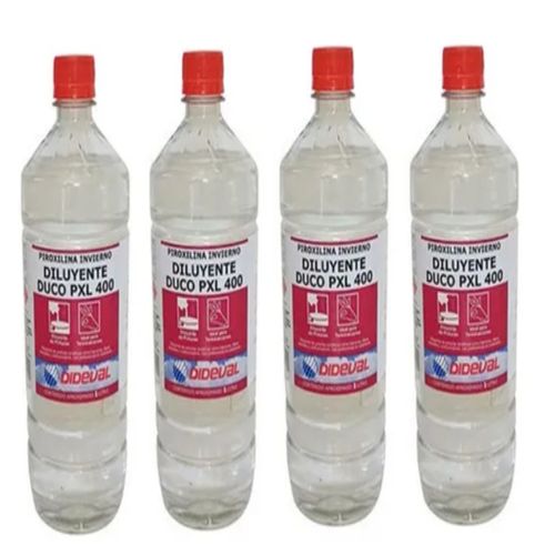 Pack 4 Diluyentes Sintetico 1 Lt Dideval