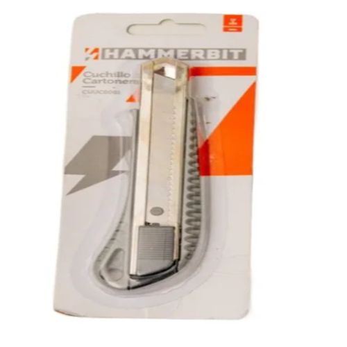 Pack 6 Cuchillos Cartonero 18x100mm Hammerbit