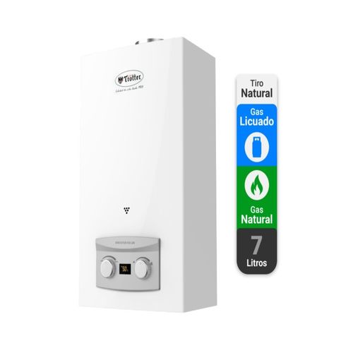 Calefont Ionizado 7 Litros Tiro Natural Atmd Albin Trotter