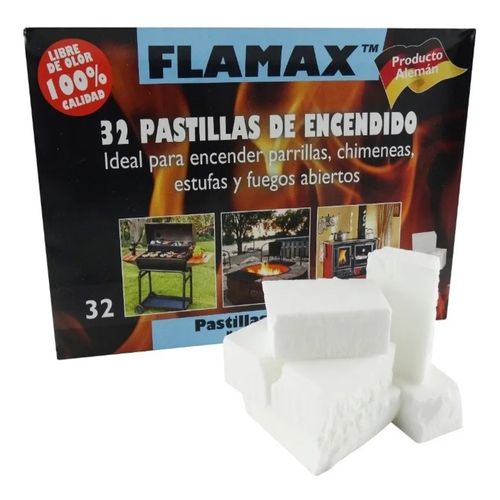 Caja 6 Pastillas Encendido Green White 32 Sin Olor Flamax