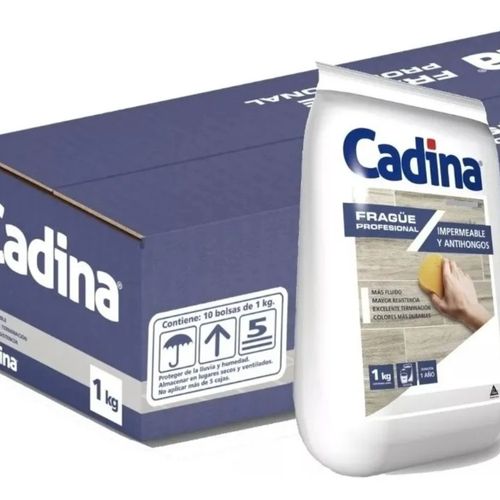 Pack de 10 Fragüe Fluido Color Marfil 1 Kg Cadina