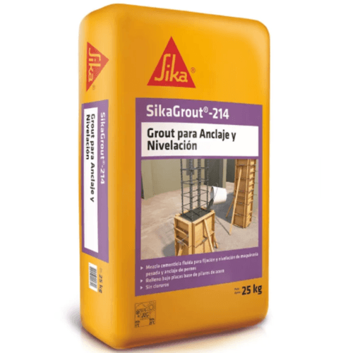 Grout para Anclaje y Nivelación Sikagrout 214 Sika