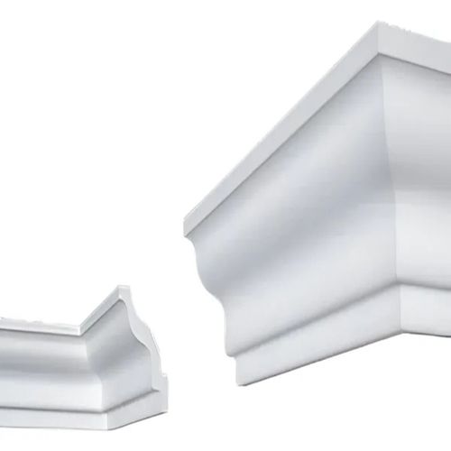 Moldura Cornisa E8 72x72mm x 2 m Caja 39 Unidades