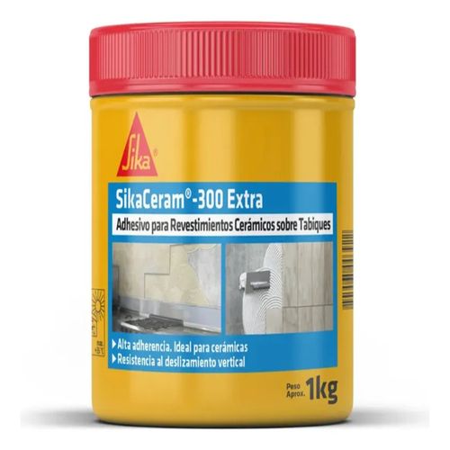 Adhesivo Cerámico en Pasta Sikaceram 300 Extra Muro 1 Kg