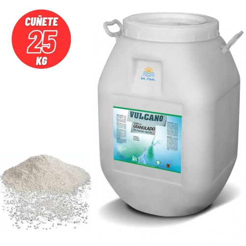 Cloro Granulado 60% 25 Kg Vulcano