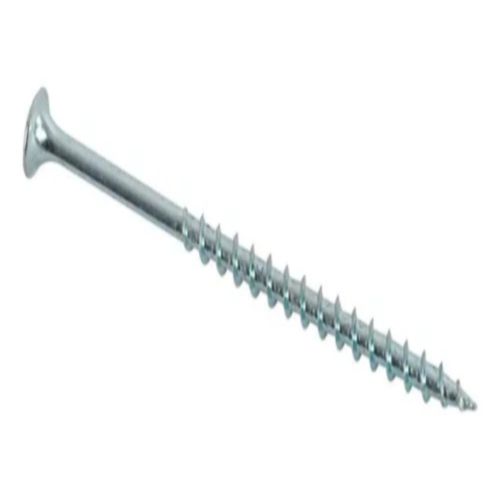 Tornillo Volcanita Rosca Madera CRS Zincado 6 mm x 2" Caja 1000 Unidades