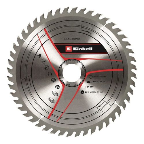 Disco Sierra 8 1/4" 210x30 mm 48D 49587861 Einhell