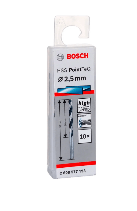 Broca Metal Hss Pointteq Cjax10 2.5mm